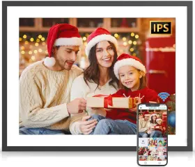 174-z-n Nethgrow Large Digital Picture Frame 17 Inch Photo 1280x960 Ips Touch Screen Motion Sensor