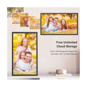 212-z Nethgrow 21.5 Inch Digital-picture-frame Large Wifi Photo-frame - 1920 1080 Ips Fhd Digi #3