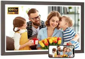 215w1-z-n Nethgrow Large Digital Picture Frame 21.5-inch Electronic Photo 1080p Fhd Smart