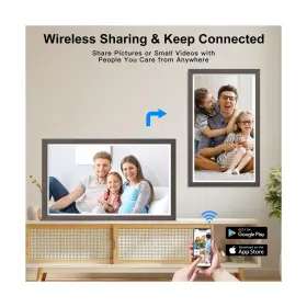 Nethgrow 635393135987 Large Digital-photo-frame 21.5 Inch Smart Picture-frame - Dual Wifi Picture Frame #3