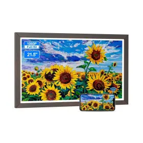 Nethgrow 635393135987 Large Digital-photo-frame 21.5 Inch Smart Picture-frame - Dual Wifi Picture Frame