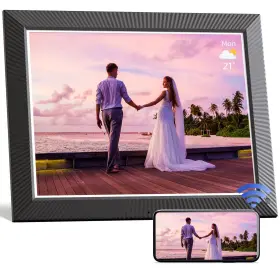 Nethgrow 635393136380 Digital Picture Frame 16.2 Inch Large-digital-photo-frame - 32gb Wifi Fra