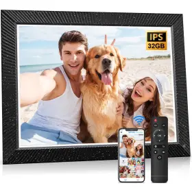 Nethgrow 658362220569 Large Digital Picture Frame 16.2 Inch -wifi-photo-frame - 32gb Touch Screen Wall-m
