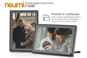 F10w Neumitech 972278880032 Neumi 10-inch Wide Screen Digital Photo Frame With Motion Sensor Ips Lcd Pan #2