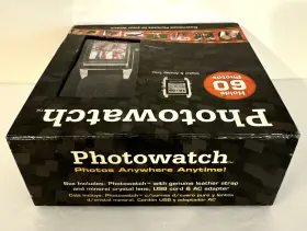Neutrano 628857960904 Photowatch Picture Watch Holds 60 Photos Digital Analog Time Calendar Usb Rubber #3
