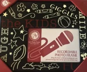 K87375 New View Gifts Voice Recording Photo Frame 6x4 Picture The Kids Memories Black #2
