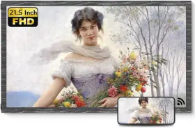 Nf-w215a-fh-b-v-ca Nexfoto 21.5 Inch Digital Picture Frame 64gb Large Photo 1920x1080 Ips Fhd Light