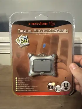 71412993547 Nextar Digital Photo Keychain 60 Photos 1.5 Inch Lcd Screen New