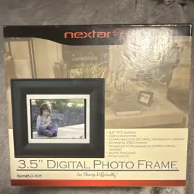 N3-505 Nextar 3.5 Inch Tft Digital Photo Frame Black Sd/mmc/ms Jpeg Plug Ftn Play