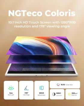 8003 Ngteco Frameo 10.1 Inch Wifi Digital Picture Frame 64gb Touch Screen Wireless Charging