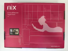 X10h Nix Digital Photo Frame 10 Inch Black With Remote #2