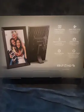 X10k Nix Motion Sensor Digital Photo Frame 10.1 Inch Screen With Remote - New Open Box #2