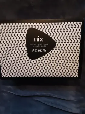 X10k Nix Motion Sensor Digital Photo Frame 10.1 Inch Screen With Remote - New Open Box