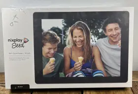 Nixplay 060156640883 Seed 10 Inch Widescreen Wifi Cloud Digital Photo Frame New Sealed