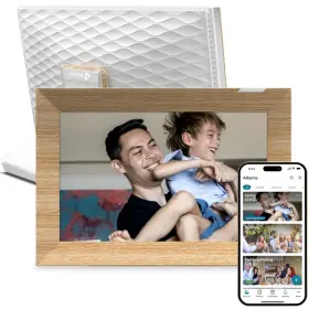Nixplay 060156642177 Digital Touch Screen Picture Frame With Wifi - 10.1 Inch Photo Connecting
