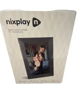 Nixplay 1191 Misplay Photo Frame 10.1 Black Sealed Wife-hd New Never Opened