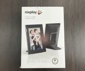 W08k Nixplay Touch 8-inch Lcd Smart Digital Photo Frame Black/silver New