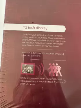 W12a Nixplay New In Box 12 Inch Display Wifi Cloud Frame Picture #3