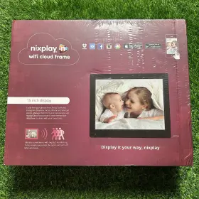 W15a Nixplay 15 Inch Smart Digital Photo Frame With Wifi Black Share Photos
