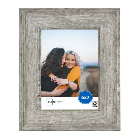 4638456 No 5x7 Rustic Gray Decorative Tabletop Picture Frame