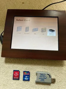 Dpf822 Norcent 803802162156 8 Inch Digital Photo Frame 128mb Nand Flash Usb 2.0 High Speed #2