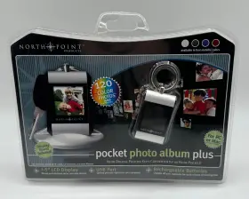 North Point 736386485314 Key Chain Lcd Pocket Photo Album Plus