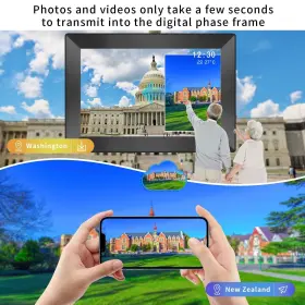 Hh-252 Obafepd Uhale Digital Picture Frame Wifi 10.1 Inch Hd Photo 1280x800 Ip #3