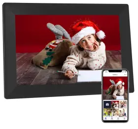 Hxh-12050 Obafepd 10.1ftft Wifi Touch Digital Picture Frame Hd Ips Photo 16gb Smart