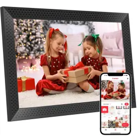 Okulaku 704505879542 Digital Picture Frame 10.1 Inch Smart Electronic Frameo Photo 32gb Auto