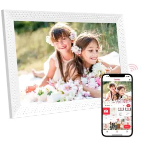 Okulaku 704505879559 Digital Picture Frame 10.1 Inch Smart Electronic Frameo Photo 32gb Auto