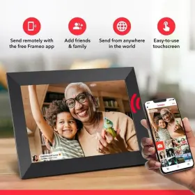 100096732 Onn 7 Inch Wi-fi Digital Picture Frame Send Photos And Videos #3