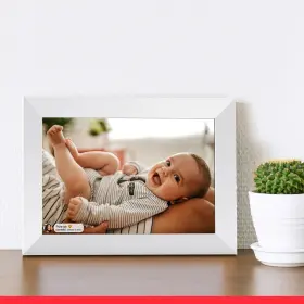 100147212 Onn. 10 Inch Wi-fi Digital Picture Frame White #2