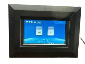 16-468 Optimus 7 Inch Black Digital Photo Frame Pictures Radio Shack Tandy #2