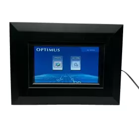 16-468 Optimus 7 Inch Black Digital Photo Frame Pictures Radio Shack Tandy