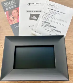 Optipix 092566933335 Digital Picture Frame 7 Inch Viewable Image By Smart Pants - Vg #2