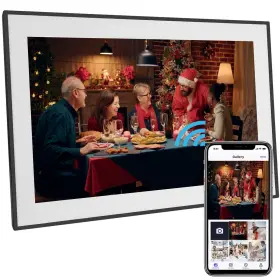 Hm-102 Oqsonwu 15.6ftft Extra Large Wifi Digital Picture Frame 1920x1080 Ips Touch Screen Digi