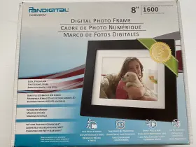 Pan8008dwf Pandigital 0123456 8 Inch Digital Picture Frame - Stores 1600 Images