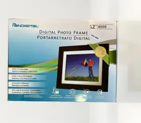 596315 Pandigital 12 Inch Digital Photo Frame Holds 5000 Images Wifi Bluetooth Play Music