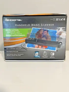 Panscn08be Pandigital 82-frm4 Handheld Photo Document Wand Scanner One Touch New In Box