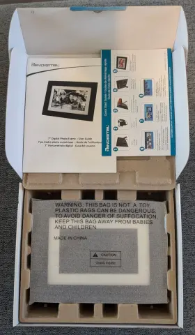 Dpf72 Pandigital 843967071757 7 Inch Digital Picture Frame Wood And Glass Led Backlit Lcd Screen #2