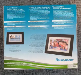 Dpf72 Pandigital 843967071757 7 Inch Digital Picture Frame Wood And Glass Led Backlit Lcd Screen #3