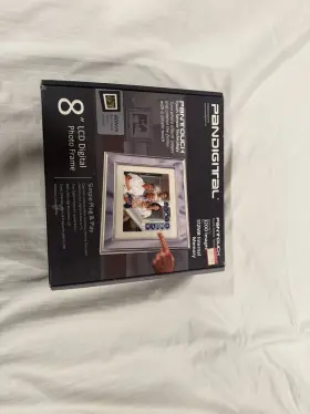 Pan8059mw01t Pandigital 843967080599 Pantouch Silver 8 Inch 800 X 600 Digital Photo Frame