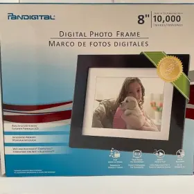 Pan8004w01c Pandigital 843967081329 8 Inch Digital Photo Picture Frame 10 000 Images - New In Box
