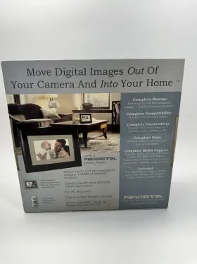 An7000dw Pandigital 892235000074 Brand New Digital Picture Frame 7-inch / Black #3
