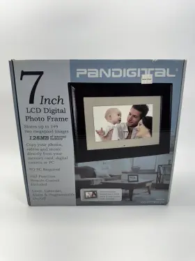 An7000dw Pandigital 892235000074 Brand New Digital Picture Frame 7-inch / Black