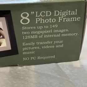 Pan812-b Pandigital 892235000425 8 Inch Digital Picture Frame #2