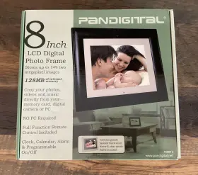 Pan80-2 Pandigital 892235000548 Digital Photo Frame 8 Inch Lcd - Brand New In Opened Box