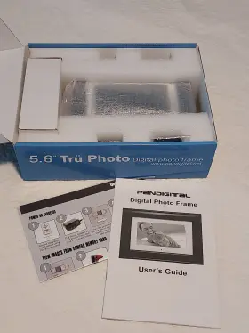 Pandigital 892235000586 Tru-photo Photo Frame 5.6 Inches Pre-owned Black Boxed With Remote #2
