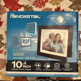 Cd11-dpf4-7-080309 Pandigital 10.4 Inch Digital Moving Photo Frame 1 Gb-stores 5000 Photos Calendar