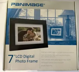 Pi7000w01 Pandigital P100w01 New Panimage 7 Inch Digital Photo Frame Lcd With Remote Nos
